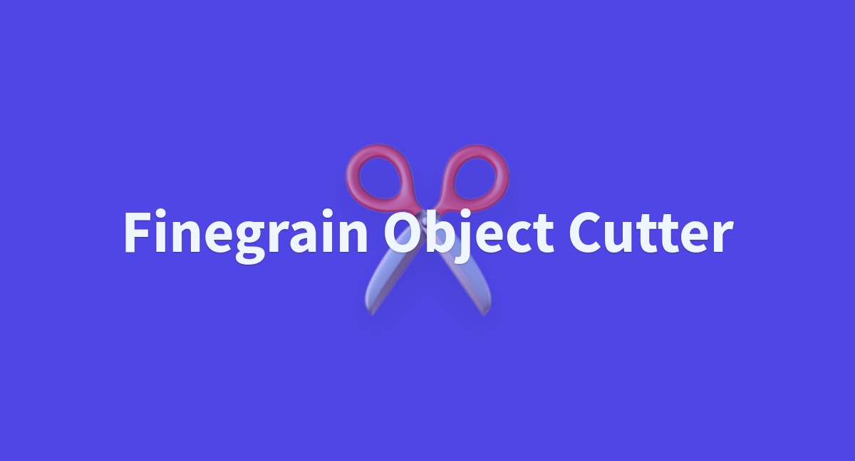 Finegrain Object Cutter 界面截图